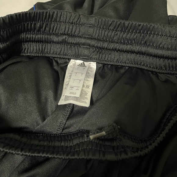 Adidas black with white stripes athletic climalite shorts - Picture 10 of 13